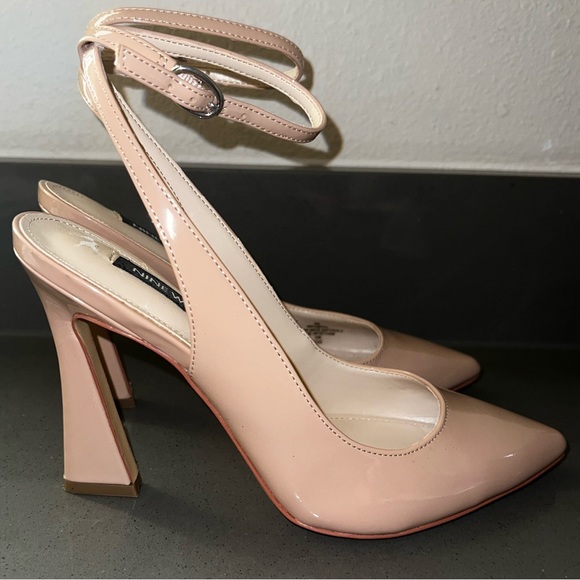 Nine West nude Heels size 6 - Picture 4 of 10